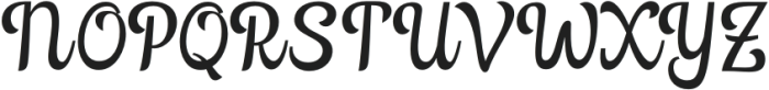 GaikellosScript-Regular otf (400) Font UPPERCASE