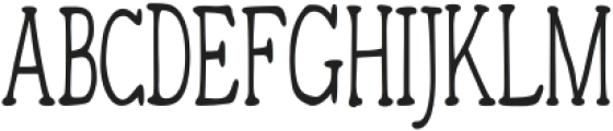Gain And Reverb Condensed otf (400) Font UPPERCASE