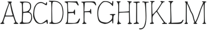 Gain And Reverb Thin otf (100) Font UPPERCASE