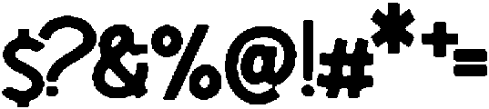 Gaki ttf (400) Font OTHER CHARS