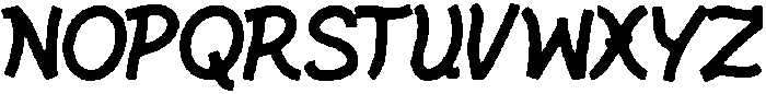 Gaki ttf (400) Font UPPERCASE