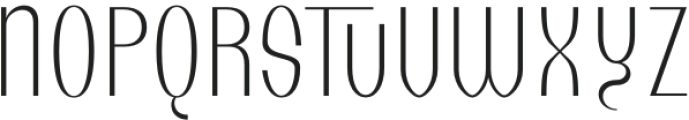 Gakyo Extralight otf (200) Font UPPERCASE