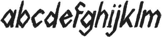 Galacthic Italic otf (400) Font LOWERCASE