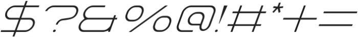 Galactus Thin Italic otf (100) Font OTHER CHARS