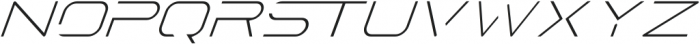 Galactus Thin Italic otf (100) Font UPPERCASE