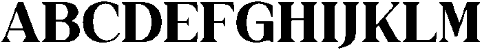 Galafera Bold otf (700) Font UPPERCASE