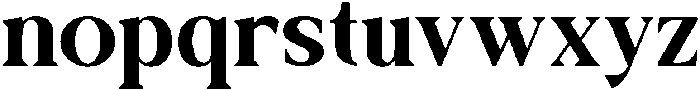 Galafera Bold otf (700) Font LOWERCASE