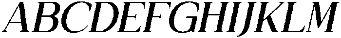 Galafera Italic otf (400) Font UPPERCASE
