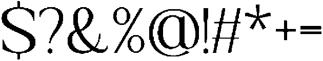 Galafera Light otf (300) Font OTHER CHARS