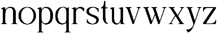 Galafera Light otf (300) Font LOWERCASE