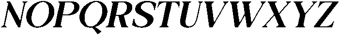 Galafera Medium Italic otf (500) Font UPPERCASE