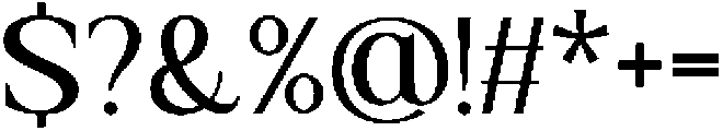 Galafera Regular otf (400) Font OTHER CHARS