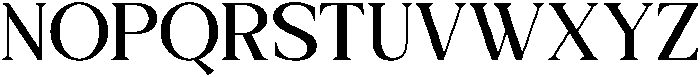 Galafera Regular otf (400) Font UPPERCASE
