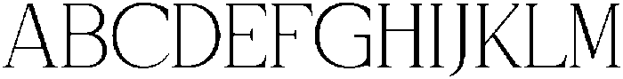 Galafera Thin otf (100) Font UPPERCASE