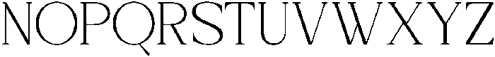 Galafera Thin otf (100) Font UPPERCASE
