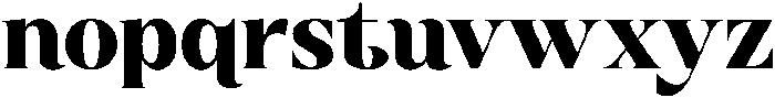 Galante Black otf (900) Font LOWERCASE