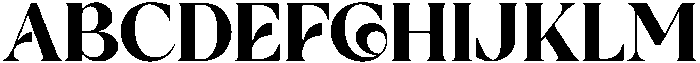 Galante Extra Bold otf (700) Font UPPERCASE
