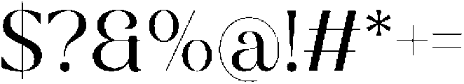 Galante-Regular otf (400) Font OTHER CHARS