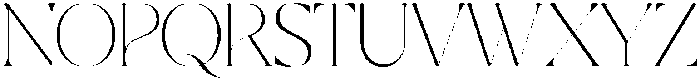 Galante Thin otf (100) Font UPPERCASE