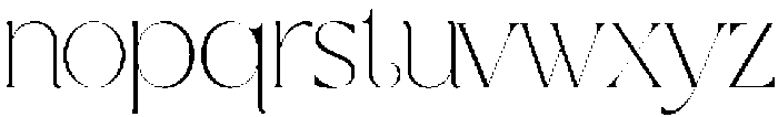 Galante Thin otf (100) Font LOWERCASE