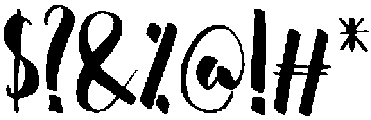 Galapagos otf (400) Font OTHER CHARS