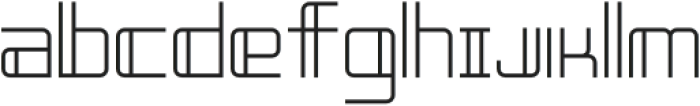 Galaxy Light otf (300) Font LOWERCASE