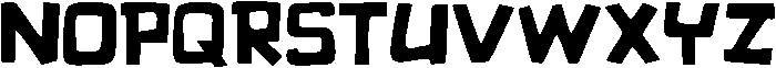 Galaxy Regular ttf (400) Font UPPERCASE