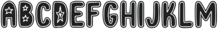 Galaxy Space Regular otf (400) Font UPPERCASE