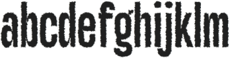 Galber Rough Regular otf (400) Font LOWERCASE