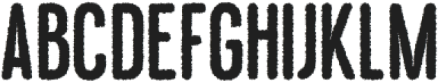 GalberRoundedRough-Regular otf (400) Font UPPERCASE