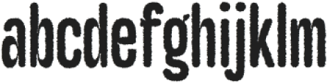 GalberRoundedRough-Regular otf (400) Font LOWERCASE