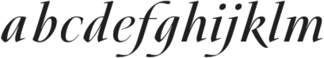 GaldanaCaption-Italic otf (400) Font LOWERCASE