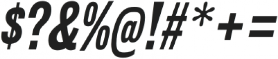 Galderglynn 1884 Condensed Bold Italic otf (700) Font OTHER CHARS
