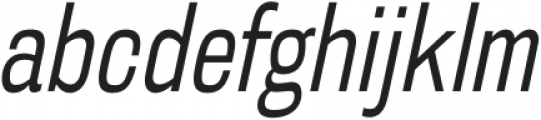 Galderglynn 1884 Condensed Light Italic otf (300) Font LOWERCASE