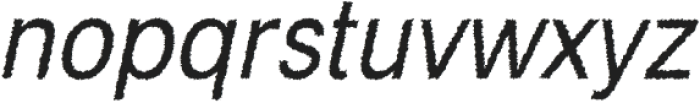 Galdien Rough Italic otf (400) Font LOWERCASE