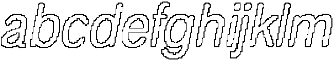Galdien Rounded Pixel Outline otf (400) FONT
