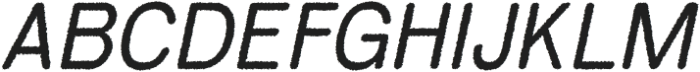 GaldienRoundedRough-Italic otf (400) Font UPPERCASE