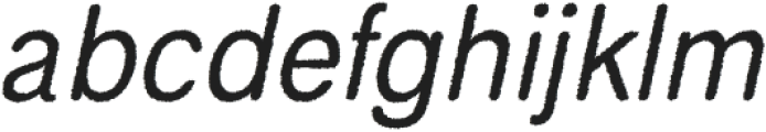 GaldienRoundedRough-Italic otf (400) Font LOWERCASE