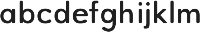 Gale Round Bold otf (700) Font LOWERCASE