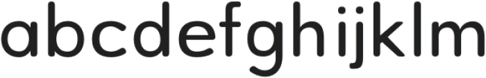 Gale Round Regular otf (400) Font LOWERCASE