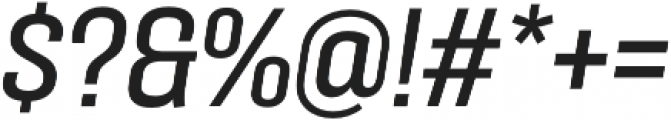 Galeana Condensed Bold It otf (700) Font OTHER CHARS