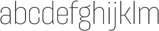 Galeana Condensed Light otf (300) Font LOWERCASE