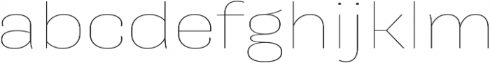 Galeana Extended Thin otf (100) Font LOWERCASE