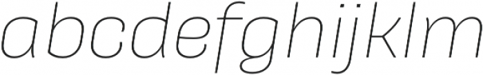 Galeana Standard Light It otf (300) Font LOWERCASE