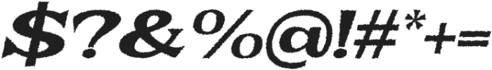 Galeno Rough Italic otf (400) Font OTHER CHARS