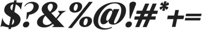 Galens Black Italic otf (900) Font OTHER CHARS