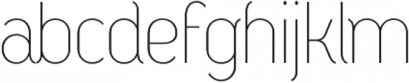 Galerie 2 Thin otf (100) Font LOWERCASE