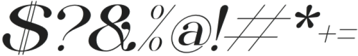 Galeriya Italic otf (400) Font OTHER CHARS