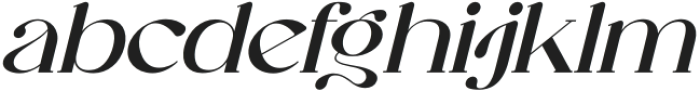 Galeriya Italic otf (400) Font LOWERCASE