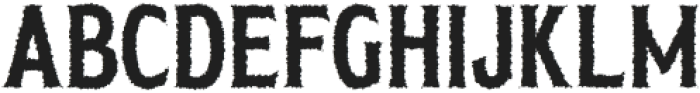 Galeum Rough Regular otf (400) Font UPPERCASE